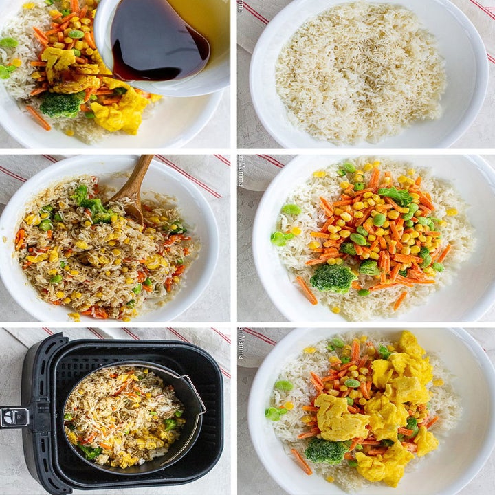 Ingredients for fried rice